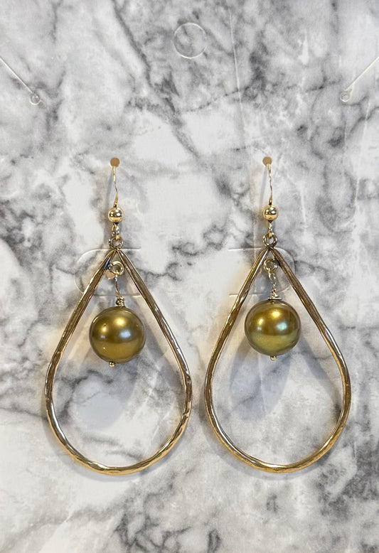 Teardrop Hoop earrings